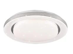 LED Deckenleuchte ATRIA Fernbedienung, dimmbar Sternenhimmel, Weiß Ø38cm