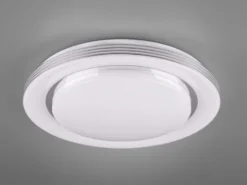 LED Deckenleuchte ATRIA Fernbedienung dimmbar Sternenhimmel Weiß, Ø 27cm