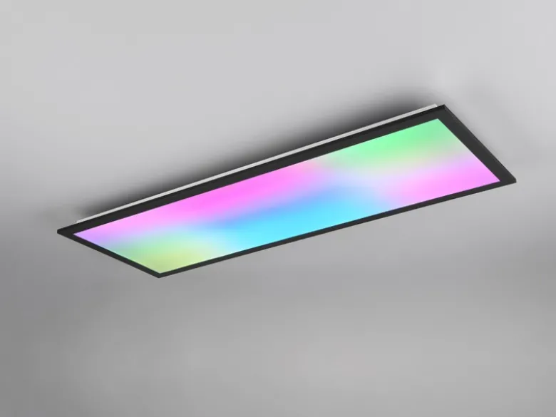 LED Deckenleuchte BETA mit Fernbedienung und RGBW Farbwechsler, Breite 80cm