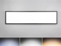 LED Deckenleuchte BETA mit Fernbedienung und RGBW Farbwechsler, Breite 119cm