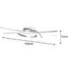 LED Deckenleuchte BIBA mit Fernbedienung dimmbar & Tageslicht, Breite 100cm
