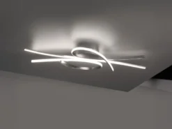 LED Deckenleuchte BIBA mit Fernbedienung dimmbar & Tageslicht, Breite 100cm