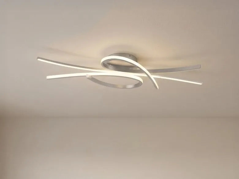 LED Deckenleuchte BIBA mit Fernbedienung dimmbar & Tageslicht, Breite 100cm