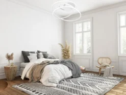 LED Deckenleuchte BOLOGNA dimmbar über Schalter, 5.100 Lumen hell Ø 50cm