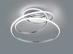 LED Deckenleuchte BOLOGNA dimmbar über Schalter, 5.100 Lumen hell Ø 50cm
