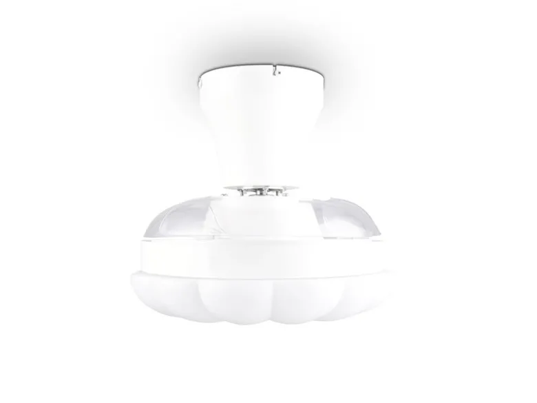 LED Deckenleuchte BORAS mit Ventilator und Fernbedienung Ø 34cm - max. 60cm