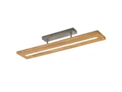 LED Deckenleuchte BRAD aus Holz lang & schmal dimmbar, Breite 100cm
