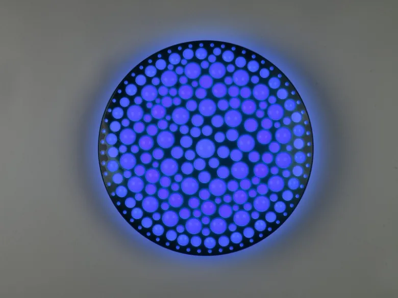LED Deckenleuchte CHIZU Schwarz dimmbar Fernbedienung & Farbwechsler, Ø 40cm