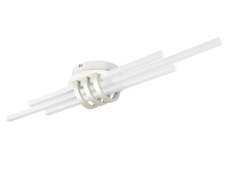 LED Deckenleuchte CINTO in Weiß, dimmbar, Breite 81cm