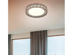 LED Deckenleuchte CLUSTER dimmbar mit Fernbedienung, Weiß Ø 48cm