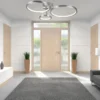 LED Deckenleuchte CORNA schwenkbar & dimmbar, Silber Breite 71cm