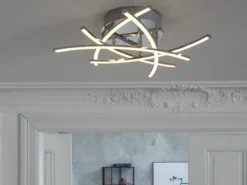 LED Deckenleuchte CROSS dimmbar & Lichtfarbe einstellbar, Ø 50cm