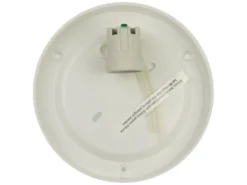 LED Deckenleuchte / Deckenschale, Opalglas matt, Dekorring Altmessing, Ø 30cm