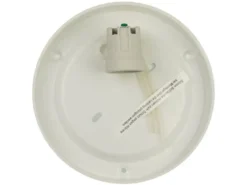 LED Deckenleuchte / Deckenschale rund, Glas satiniert mit Klarrand, Ø 25cm
