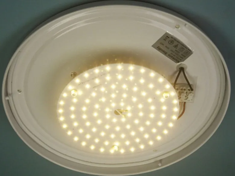 LED-Deckenleuchte / Deckenschale rund, Glas Alabaster, Ø 25cm