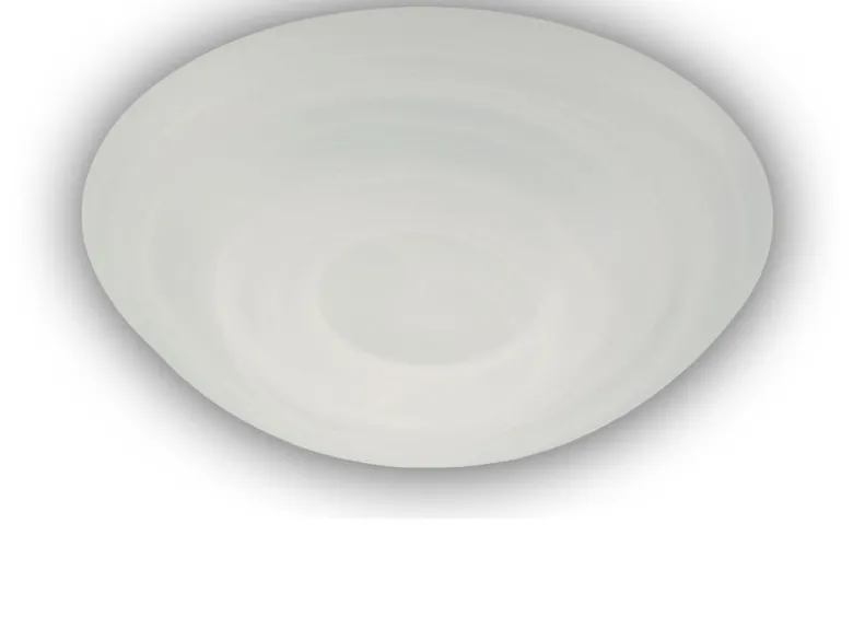LED Deckenleuchte dimmbar, Deckenschale rund, Glas Alabaster, Ø 30cm