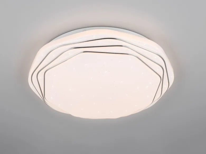 LED Deckenleuchte DIZZY mit Fernbedienung dimmbar & Sternenhimmel, Ø 38cm