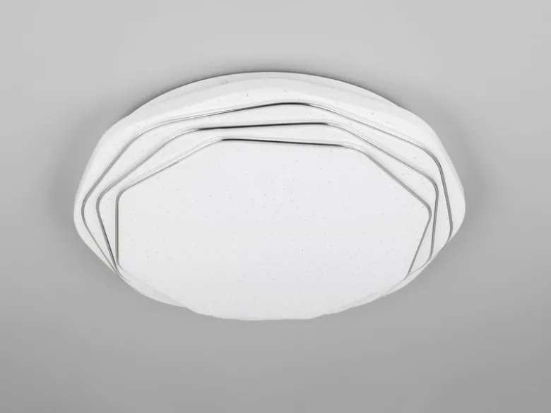 LED Deckenleuchte DIZZY mit Fernbedienung dimmbar & Sternenhimmel, Ø 38cm