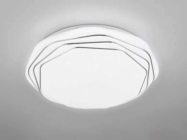 LED Deckenleuchte DIZZY mit Fernbedienung dimmbar & Sternenhimmel, Ø 38cm