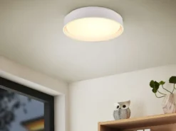 LED Deckenleuchte FELIS mit Fernbedienung & Tageslicht, Weiß Ø 40cm