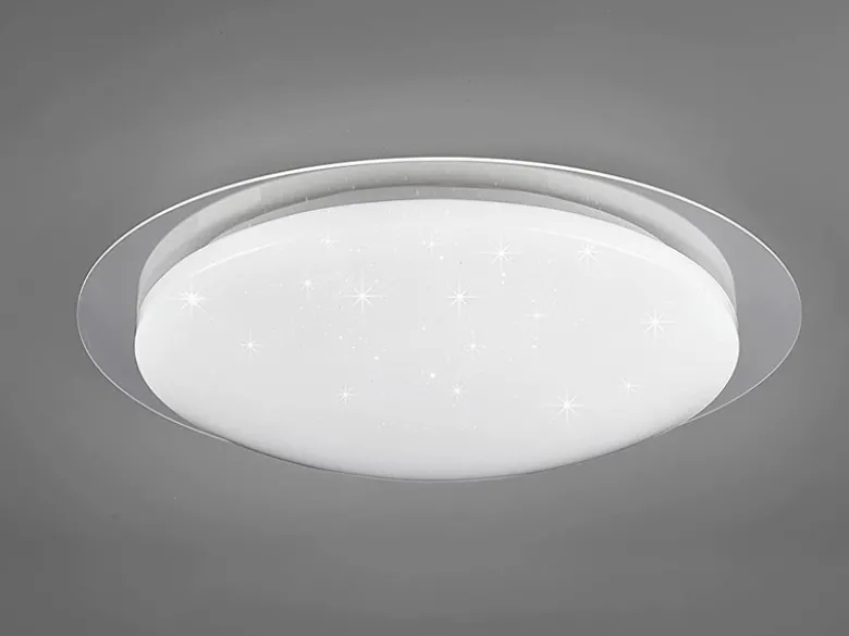 LED Deckenleuchte Fernbedienung dimmbar Sternenhimmel Farbwechsel, Ø 72cm