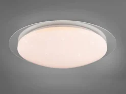 LED Deckenleuchte Fernbedienung dimmbar Sternenhimmel Farbwechsel, Ø 72cm