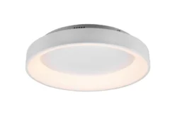 LED Deckenleuchte GIRONA dimmbar mit Fernbedienung & Tageslicht, Weiß Ø 60cm