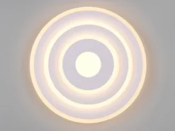LED Deckenleuchte GOYA ultraflach mit Fernbedienung, klein, dimmbar Weiß, Ø 30cm