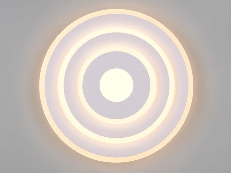 LED Deckenleuchte GOYA ultraflach mit Fernbedienung, klein, dimmbar Weiß, Ø 30cm