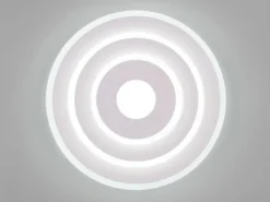 LED Deckenleuchte GOYA ultraflach mit Fernbedienung, klein, dimmbar Weiß, Ø 30cm