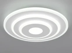 LED Deckenleuchte GOYA ultraflach mit Fernbedienung, klein, dimmbar Weiß, Ø 30cm