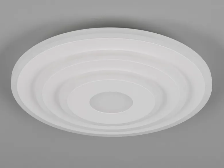LED Deckenleuchte GOYA ultraflach mit Fernbedienung, klein, dimmbar Weiß, Ø 30cm