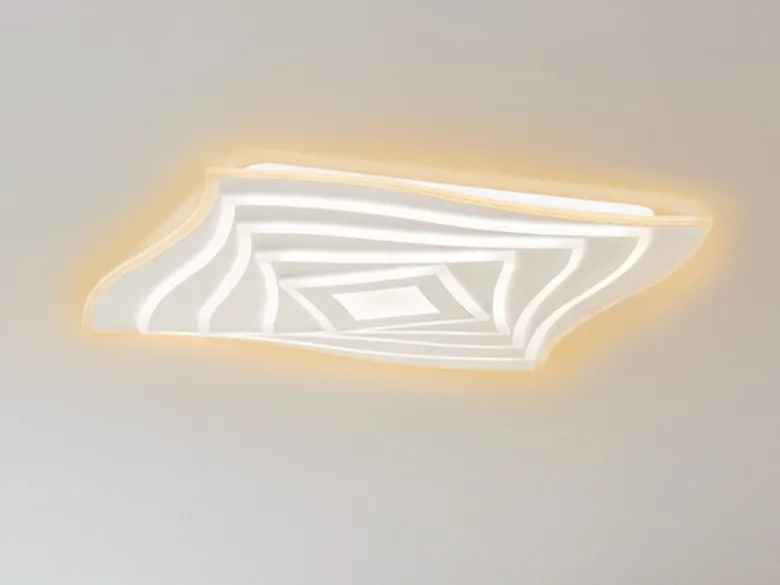LED Deckenleuchte HERO dimmbar, Tageslicht & RGB, Quadrat 50cm