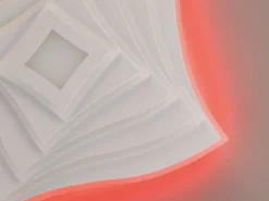 LED Deckenleuchte HERO dimmbar, Tageslicht & RGB, Quadrat 50cm