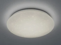 LED Deckenleuchte HIKARI Weiß Sternenhimmel Stufendimmer, Ø 74cm