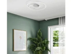 LED Deckenleuchte HOLY Silber, dimmbar & Tageslicht, Ø 68cm