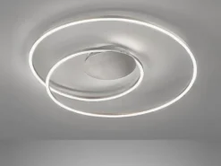 LED Deckenleuchte HOLY Silber, dimmbar & Tageslicht, Ø 49cm