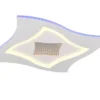 LED Deckenleuchte KLINT flach mit Fernbedienung & RGB, dimmbar Quadrat 50cm