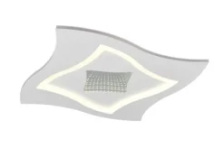 LED Deckenleuchte KLINT flach mit Fernbedienung & RGB, dimmbar Quadrat 50cm