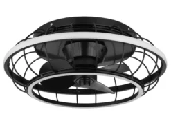 LED Deckenleuchte LEONHARD mit Ventilator & Fernbedienung, dimmbar, Ø 50cm