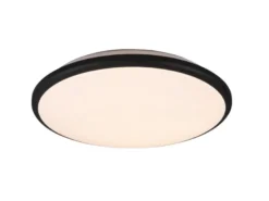 LED Deckenleuchte LIMBUS Schwarz 3 Stufen Dimmer, Warmweiß, Ø 34cm