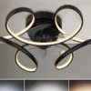 LED Deckenleuchte LORIS mit Ventilator & Fernbedienung, dimmbar, Ø 56cm