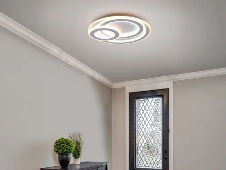 LED Deckenleuchte MITA dimmbar mit Fernbedienung, 9.000 Lumen hell Ø 51cm