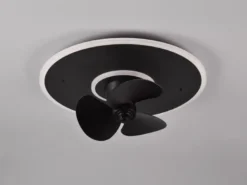 LED Deckenleuchte mit Ventilator NYBRO Fernbedienung Lichtfarbe Wechsel Ø50cm