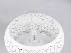 LED Deckenleuchte mit Ventilator & Fernbedienung in Weiß, Ø 50cm