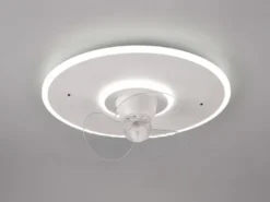 LED Deckenleuchte mit Ventilator NYBRO Fernbedienung Lichtfarbe Wechsel, Ø 50cm