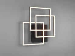 LED Deckenleuchte MOBILE Schwarz dimmbar & Lichtfarbe einstellbar, B: 42cm