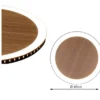 LED Deckenleuchte MOON für Wand & Decke Holzoptik 3 Stufen dimmbar, Ø 40cm