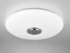 LED Deckenleuchte MUSICA mit Lautsprecher Farbwechsel & Fernbedienung, Ø 58cm