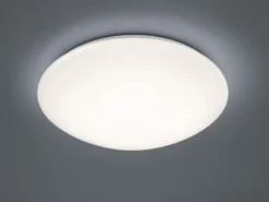 LED Deckenleuchte PAOLO in Weiß IP44 Badlampe, Ø 37cm